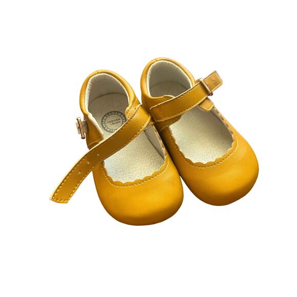 SweetHoney Other - Whim and Wander (Sweethoney) USA 6 Toddler Maryjane Shoes Mustard Yellow Gold